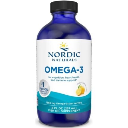 NORDIC NATURALS Omega-3, 1560mg - 237 ml. Lemon