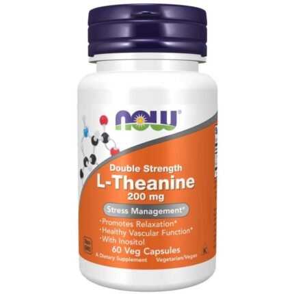 NOW FOODS L-Theanine 200mg with Inositol 60veg Caps