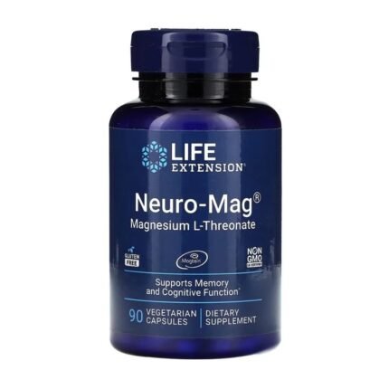 LIFE EXTENSION Neuro-Mag(Magtein) Magnesium L-Threonate 90veg caps