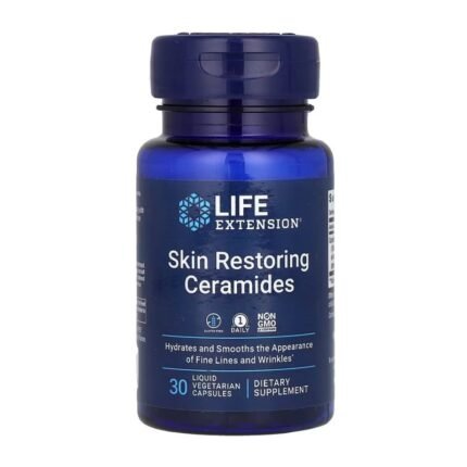 LIFE EXTENSION Skin Restoring Ceramides 30 Liquid Vegetarian Caps