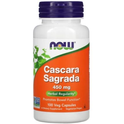 NOW FOODS Cascara Sagrada 450mg - 100 vcaps