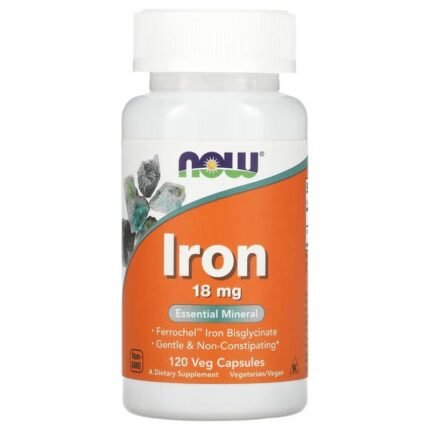 NOW FOODS Iron 18mg 120VCaps