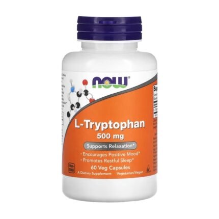 NOW FOODS L-Tryptophan, 500mg - 60 vcaps