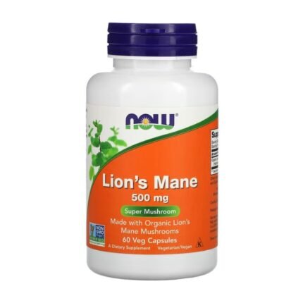NOW FOODS Lion´s Mane 500mg - 60 vcaps