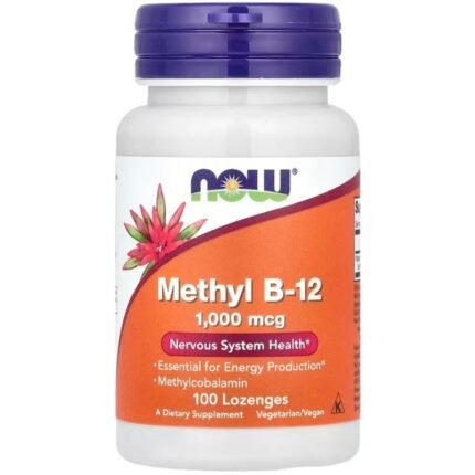 NOW FOODS Methyl B12, 1000mcg - 100 lozenges