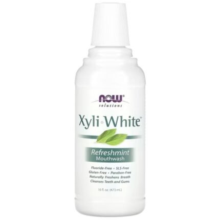 NOW FOODS XyliWhite Refreshmint Mouthwash 473ml Refresmint