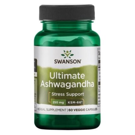 SWANSON Ashwagandha Ultimate KSM-66 250mg - 60vcaps